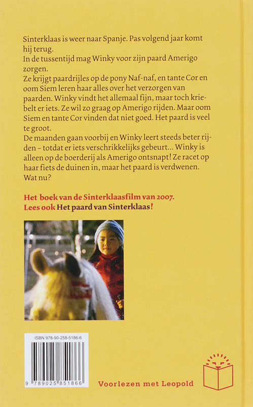 Achterkant van Waar is het paard van Sinterklaas?