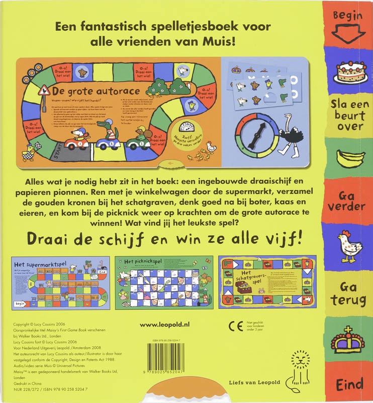 Achterkant van Het grote spelletjesboek van Muis