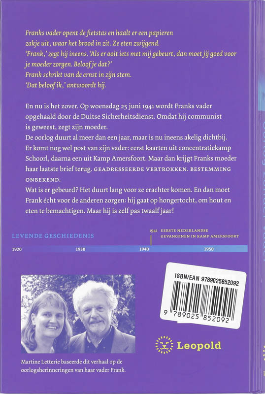 Achterkant van Oorlog zonder vader