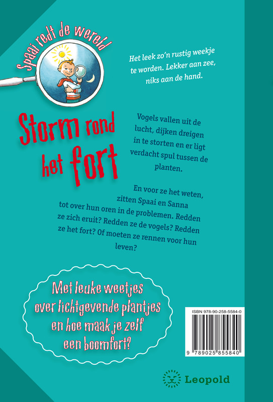 Achterkant van Storm rond het fort