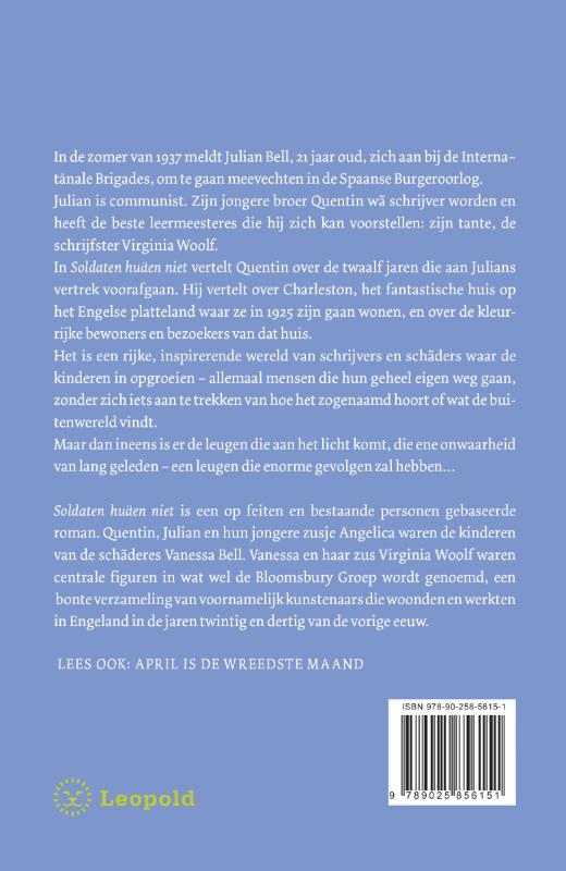 Achterkant van Soldaten huilen niet