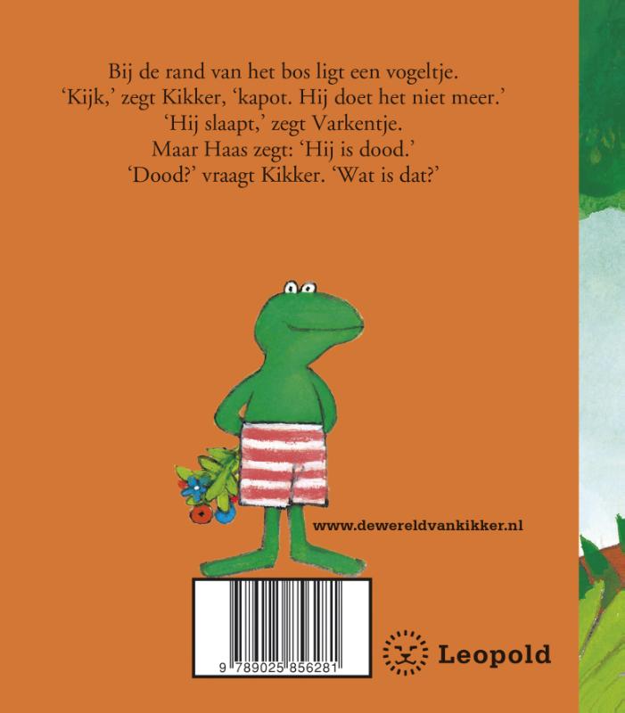 Achterkant van Kikker en het vogeltje