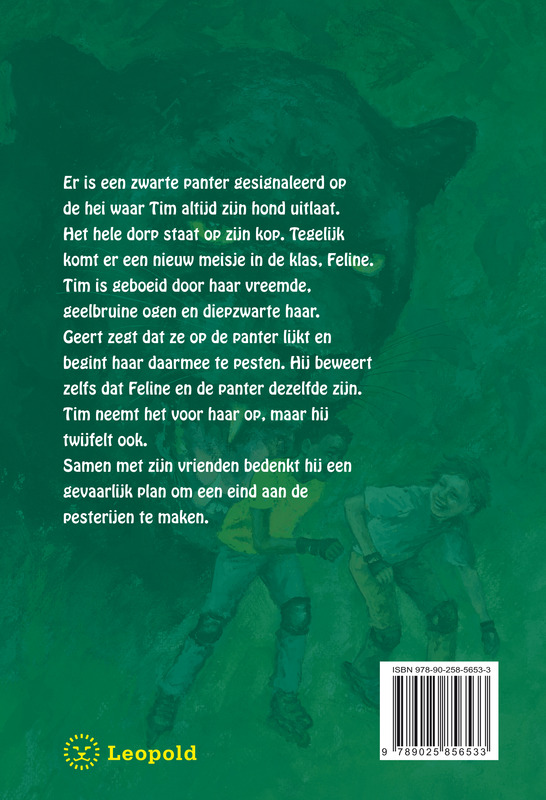 Achterkant van Zwarte panter