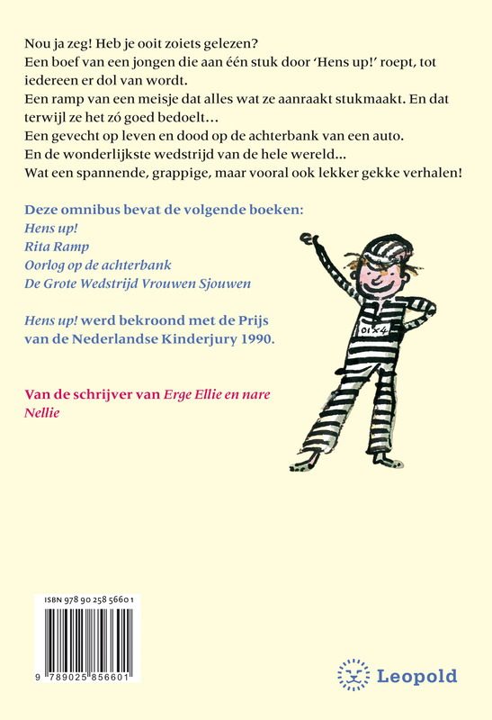 Achterkant van Hens up!