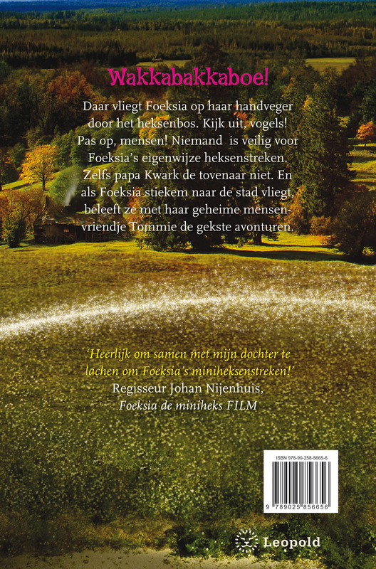 Achterkant van Foeksia de miniheks