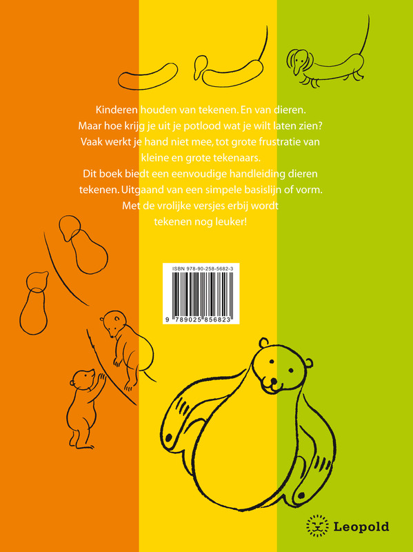 Achterkant van Zo teken je dieren