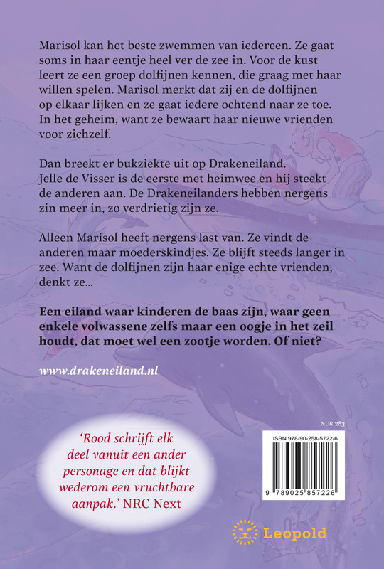 Achterkant van Dolfijnen voor Drakeneiland