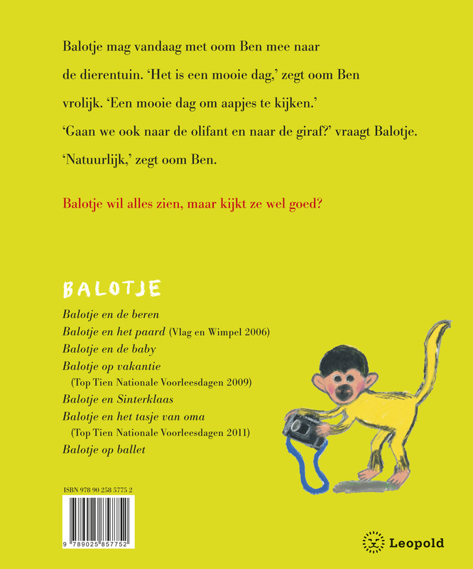 Achterkant van Balotje in de dierentuin