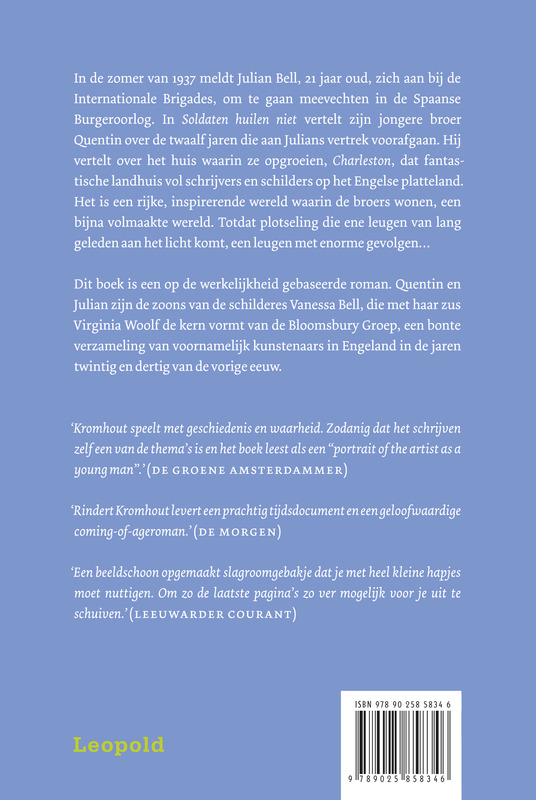 Achterkant van Soldaten huilen niet