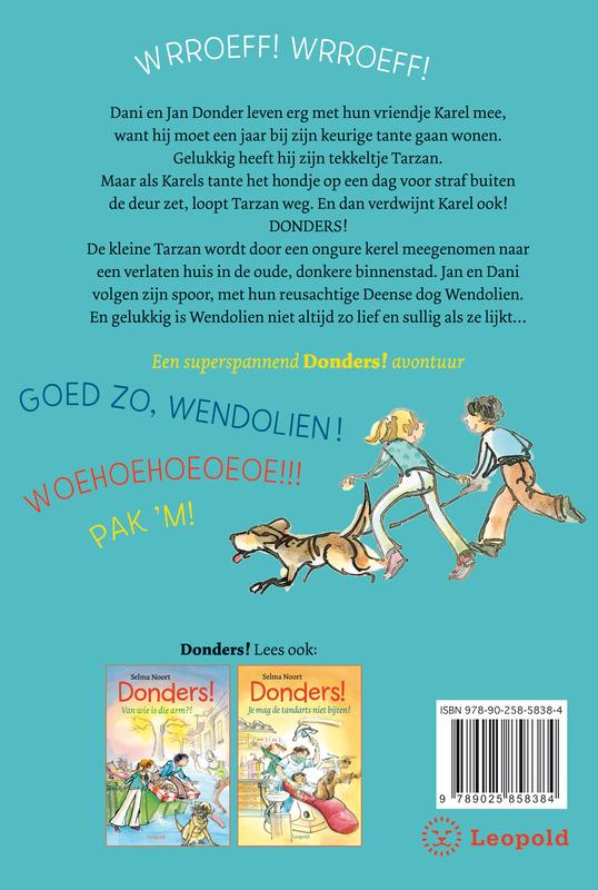 Achterkant van Onze hond is een held!