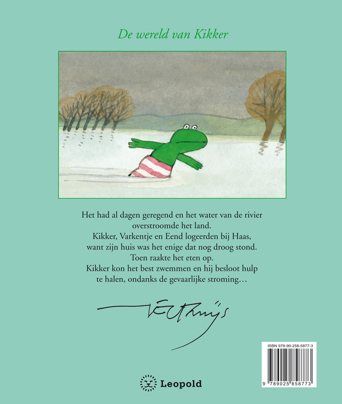 Achterkant van Kikker is een held
