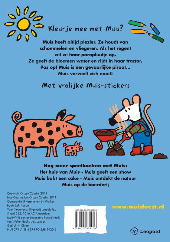 Achterkant van Kleuren met Muis