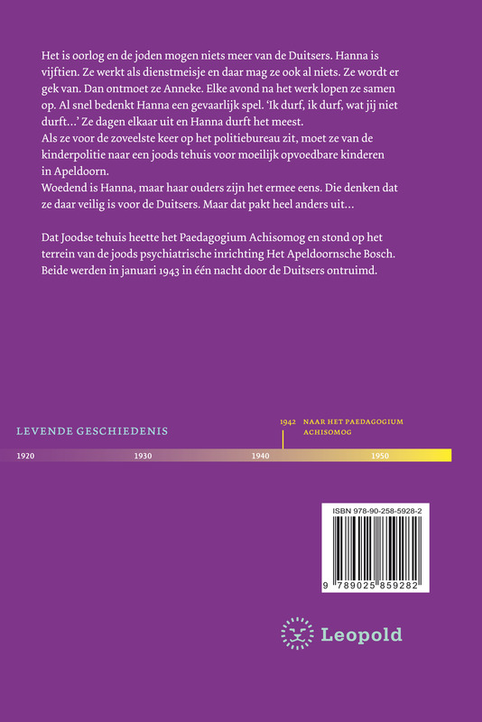 Achterkant van Hanna's reis