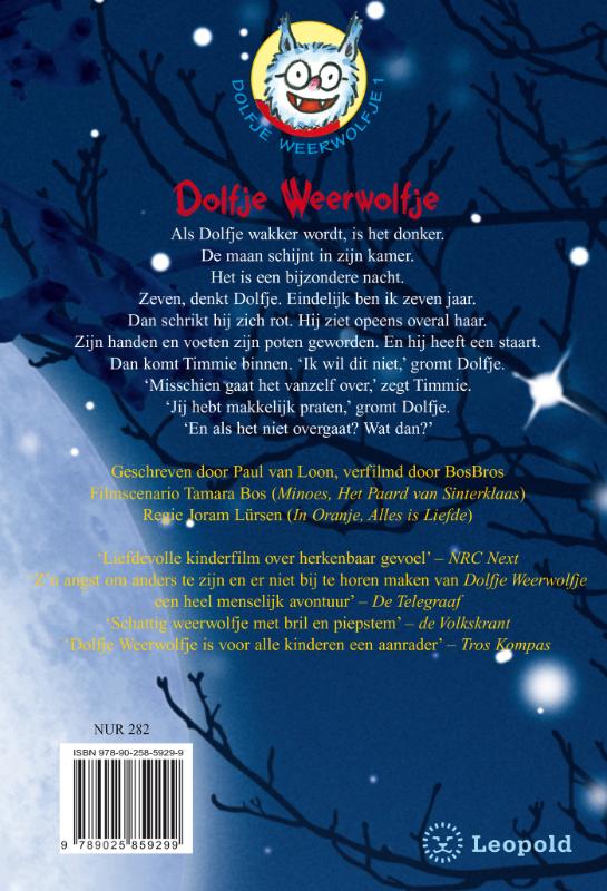 Achterkant van Dolfje Weerwolfje