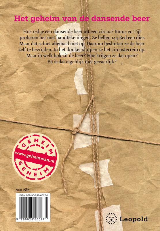 Achterkant van Het geheim van de dansende beer