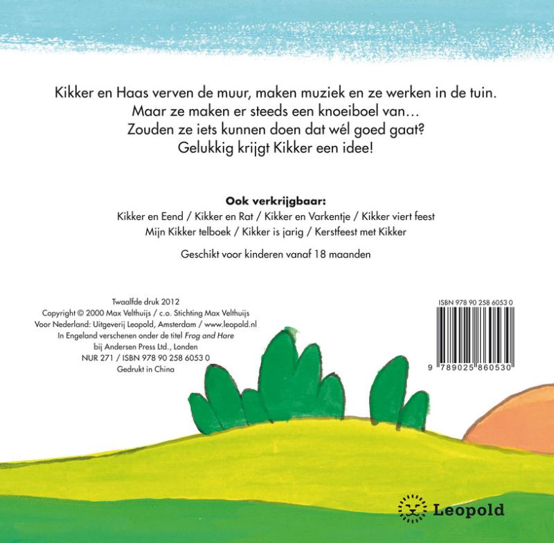 Achterkant van Kikker en Haas