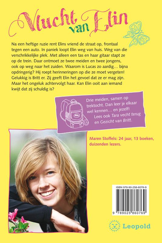 Achterkant van Vlucht van Elin