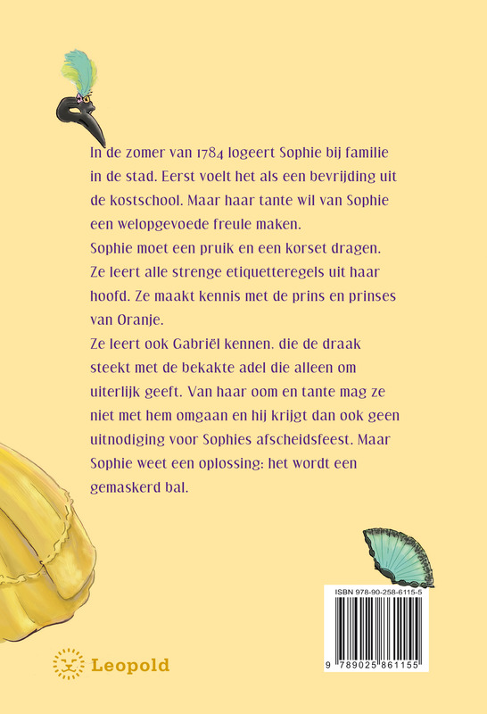 Achterkant van Gemaskerd naar het bal