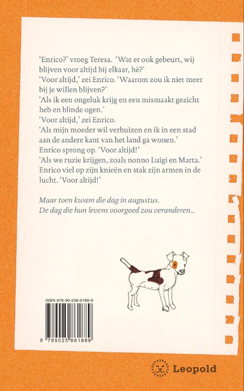 Achterkant van Die dag in augustus