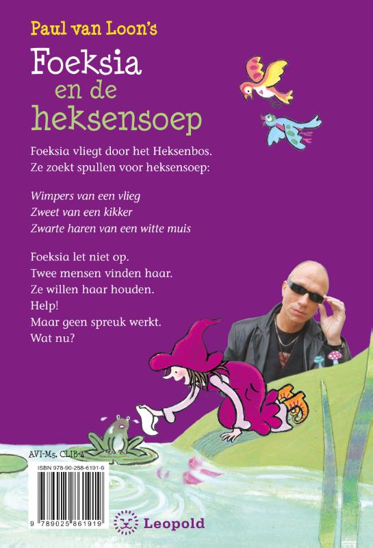 Achterkant van Foeksia en de heksensoep