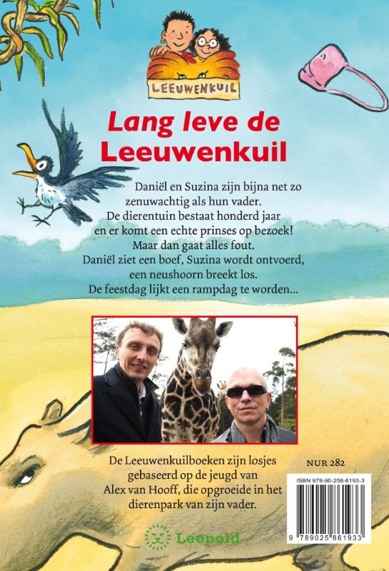 Achterkant van Lang leve de leeuwenkuil
