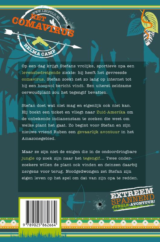 Achterkant van Het comavirus