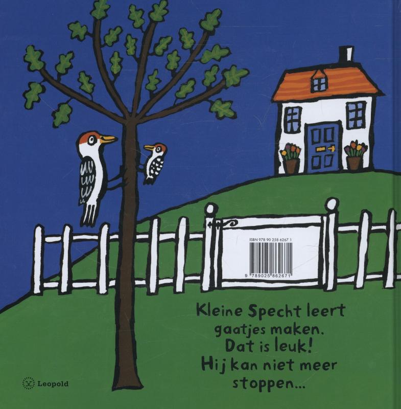 Achterkant van Klop, klop, klop