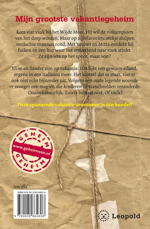 Achterkant van Mijn grootste vakantiegeheim