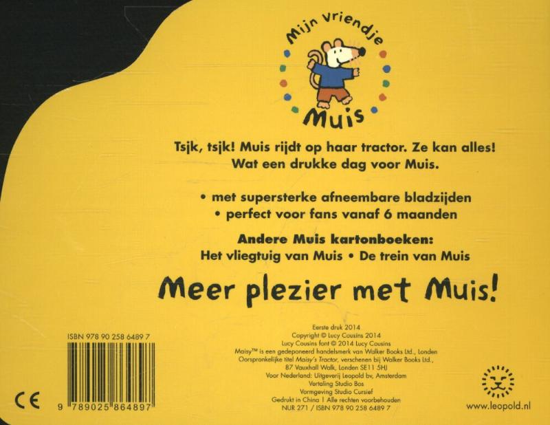 Achterkant van De tractor van Muis