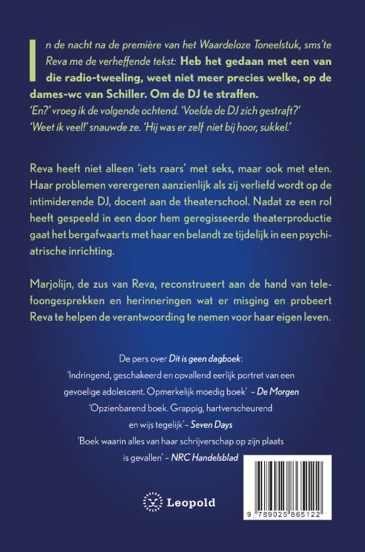Achterkant van Kom niet dichterbij