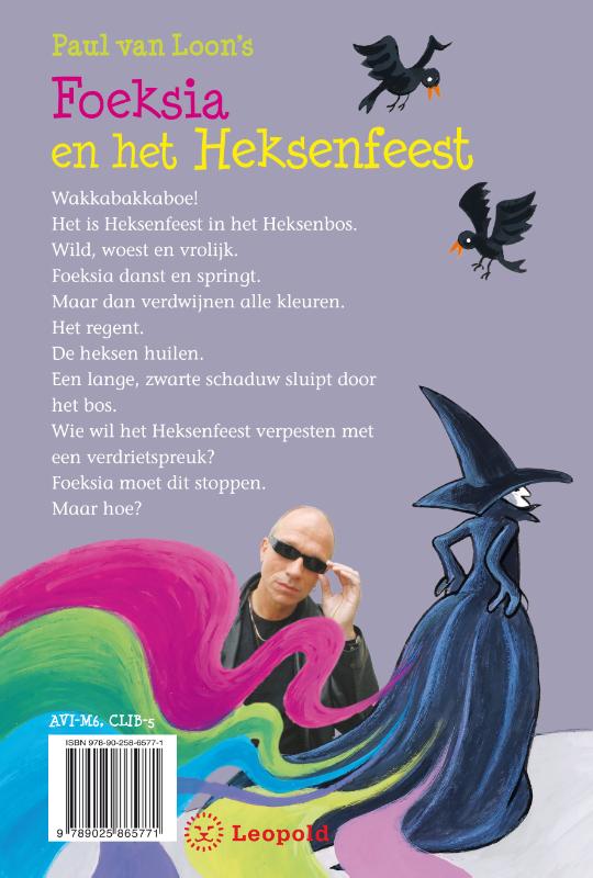 Achterkant van Foeksia en het heksenfeest