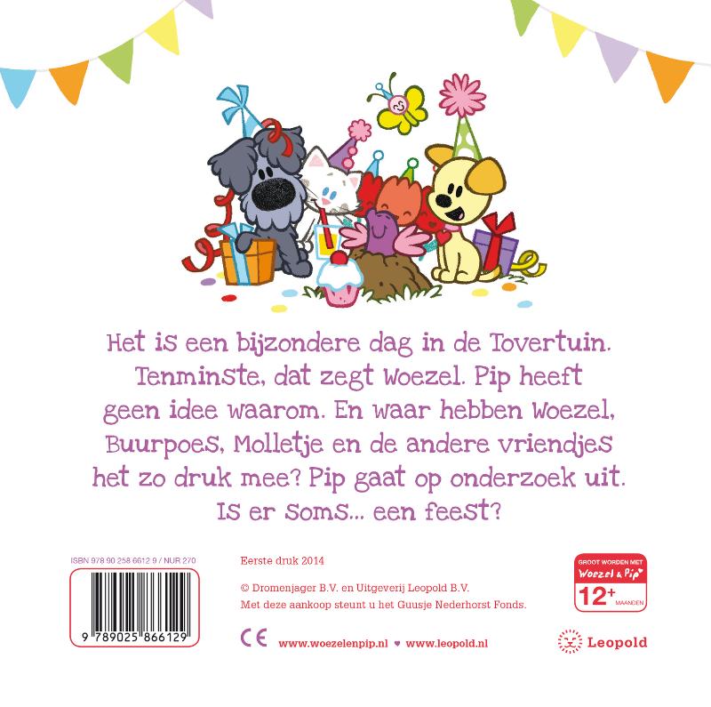 Achterkant van Feest in de tovertuin