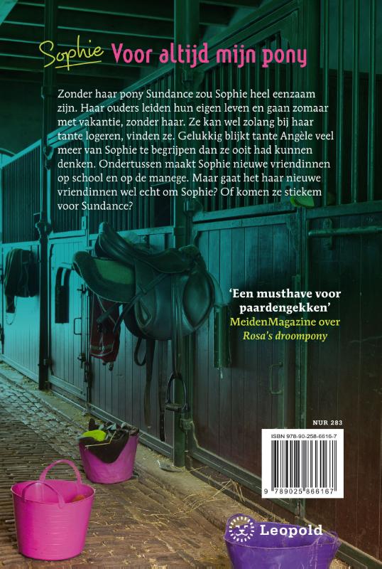 Achterkant van Voor altijd mijn pony