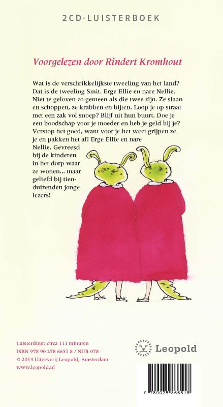 Achterkant van Hele erge Ellie en nare Nellie
