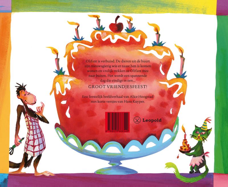 Achterkant van Het grote vriendjesfeest