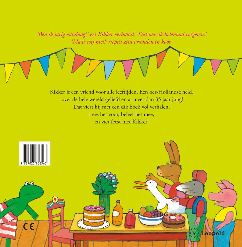 Achterkant van Het vrolijke voorleesboek van Kikker