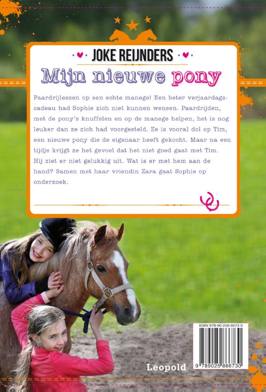 Achterkant van Mijn nieuwe pony