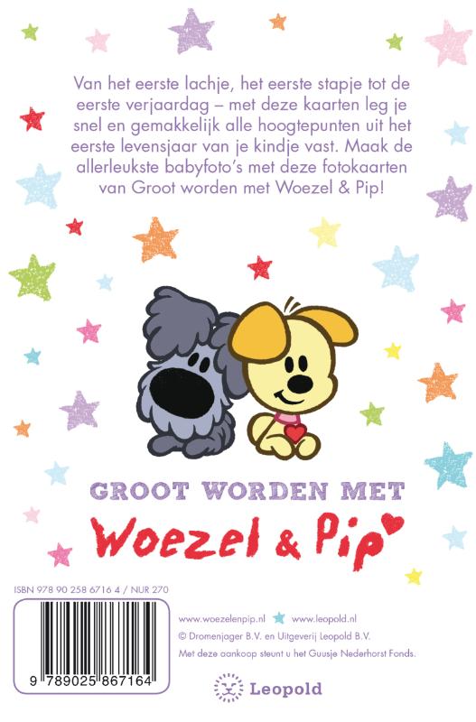 Achterkant van Groot worden met Woezel en Pip