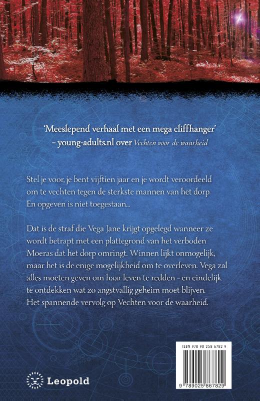 Achterkant van Sprong in de wildernis