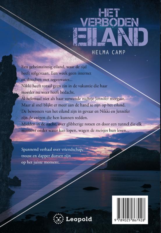 Achterkant van Het verboden eiland