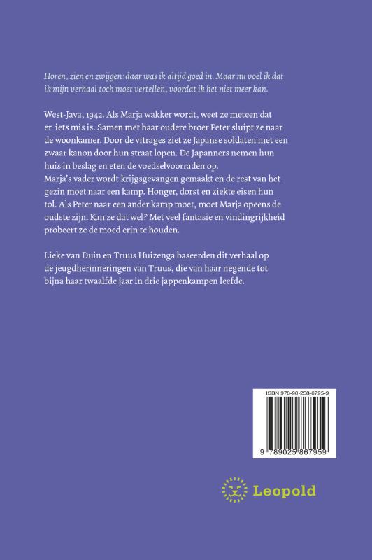 Achterkant van Dromen van vrijheid