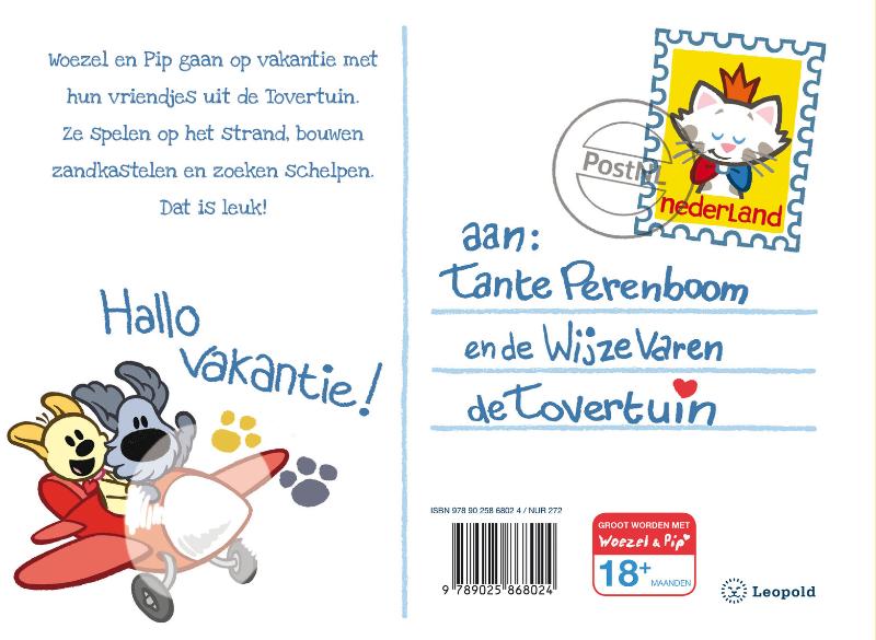 Achterkant van Hallo vakantie!