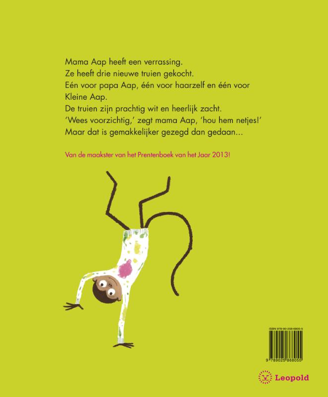 Achterkant van Oei! een vlek