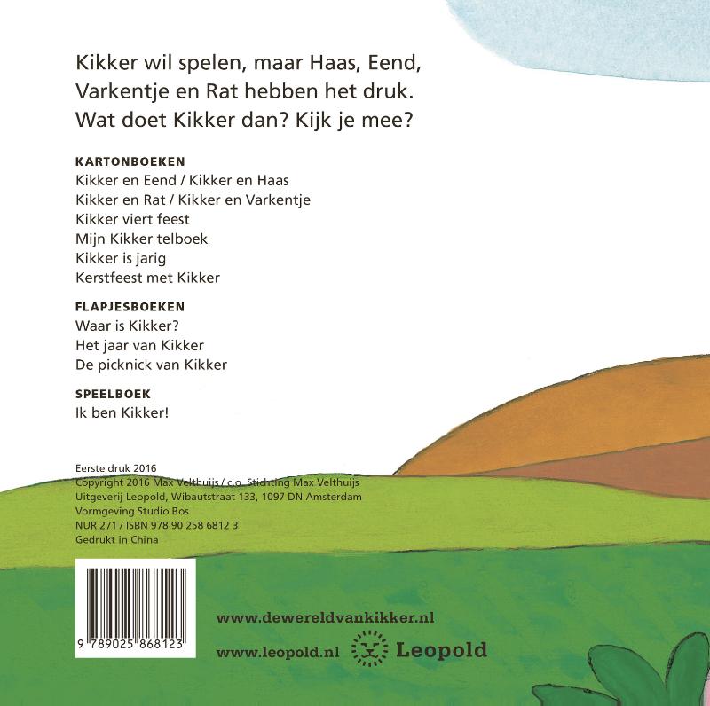 Achterkant van Wat doe je, Kikker?