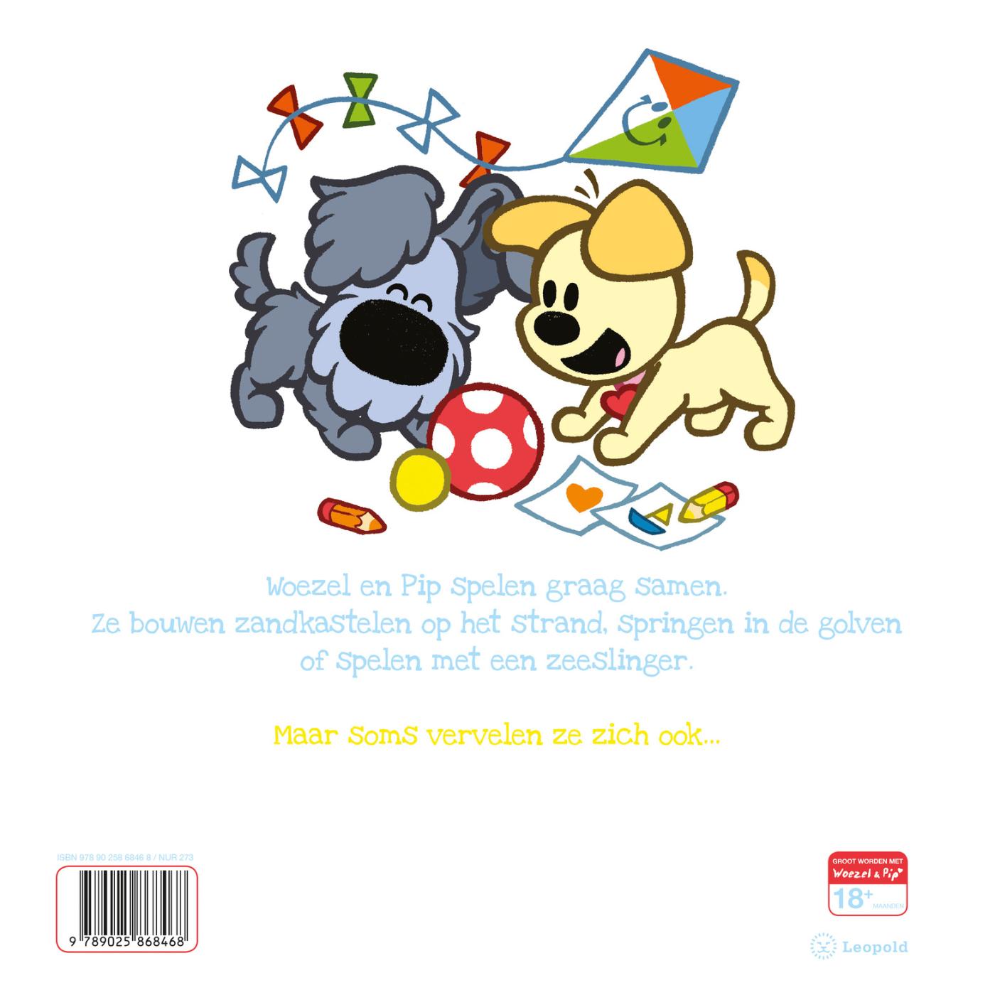 Achterkant van Woezel & Pip - Spelen in de Tovertuin [KRUIDVAT]