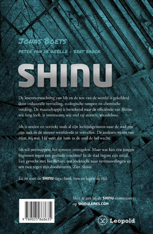 Achterkant van Shinu