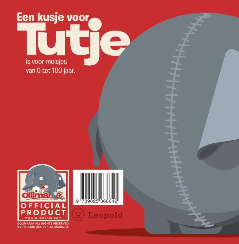 Achterkant van Olli - Een kusje voor Tutje