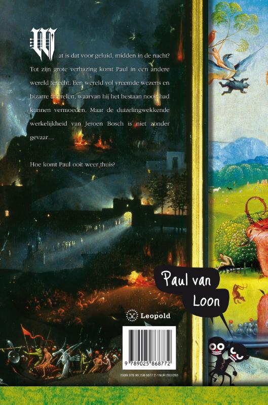 Achterkant van Op zoek naar Jeroen