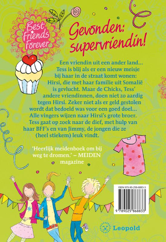 Achterkant van Gevonden: supervriendin!