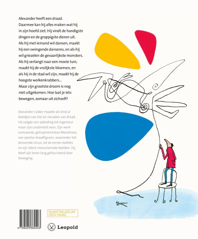 Achterkant van Calder-De draad van Alexander